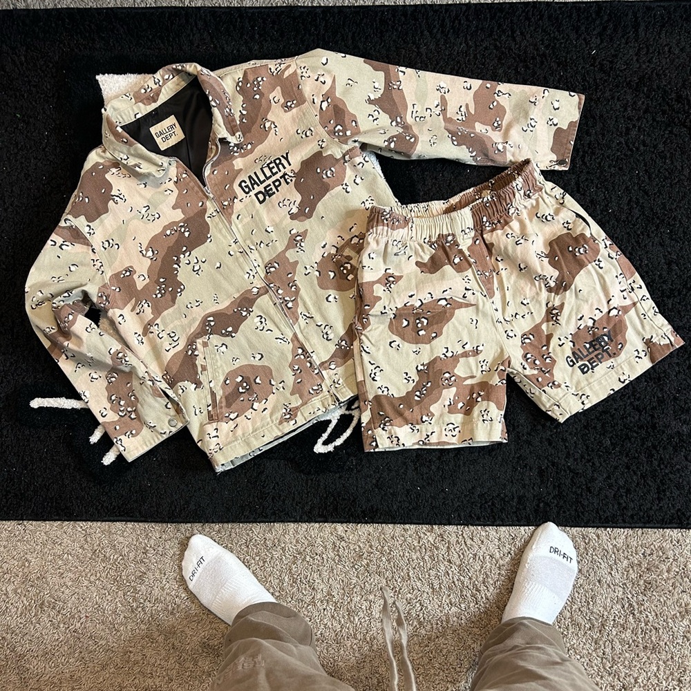 Gallery Dept Brown and Tan Patterned Set